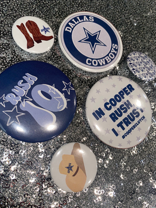 Dallas Cowboys Buttons